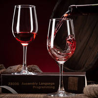 Verre à vin sur pied de qualité supérieure, gobelet à vin rouge de luxe pour hôtel, banquet, mariage, restaurant, bar, fête, verrerie en gros