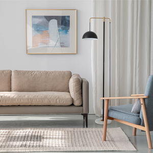 Décoration En Métal moderne Contemporain Or <span class=keywords><strong>LED</strong></span> Lampadaire Design Réglable pour <span class=keywords><strong>Salon</strong></span> - Product Image 5