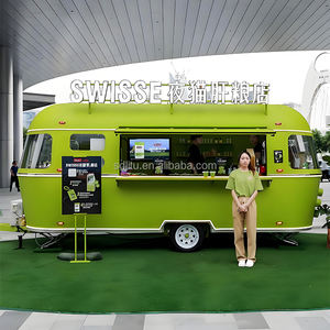 Camión de Comida de Acero Inoxidable Equipado, Barra Móvil Callejera, Carrito de Helados, Aperitivos, Papas Fritas, Remolque de Comida de <span class=keywords><strong>Segunda</strong></span> <span class=keywords><strong>Mano</strong></span> - Product Image 4