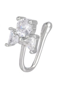<span class=keywords><strong>Faux</strong></span> nez en forme de U anneau boucle d'<span class=keywords><strong>oreille</strong></span> Clip cuivre Zircon fleur narine <span class=keywords><strong>oreille</strong></span> <span class=keywords><strong>Cartilage</strong></span> pas de <span class=keywords><strong>Piercing</strong></span> femmes hommes bijoux accessoires - Product Image 3