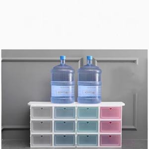 Caja de zapatos gruesa grande transparente a prueba de polvo y humedad <span class=keywords><strong>para</strong></span> almacenar zapatos con cajón abatible estilo Zapatero - Product Image 5