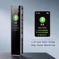 Grabadora de Voz Digital Inteligente con Reducción de Ruido, Pantalla TFT, 8GB-32GB, USB, Material Metálico, Graba Audio en Formato WAV, para Reuniones de Larga Duración