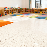 Revêtement de sol en terrazzo commercial, dalles de terrazzo artificielles, couleur personnalisée, dalle de terrazzo pour villa, appartement, design moderne