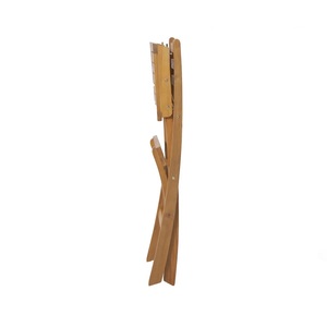 Taburete de Bar Plegable de Madera de Acacia Maciza de Alta Calidad para Exteriores, con Respaldo Alto, para Patio, Jardín, Cafetería, Restaurante - Product Image 6