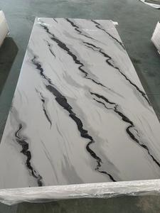 Cao bóng Tường Nội Thất Bảng điều khiển trang trí <span class=keywords><strong>UV</strong></span> lớp phủ đa màu 1220x2440mm 3mm Độ dày <span class=keywords><strong>UV</strong></span> ban PVC tấm đá cẩm thạch - Product Image 3