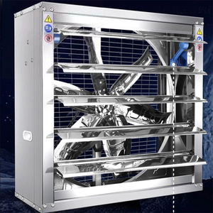 พัดลมดูดอากาศแบบดัน-ดึง ขนาด 50 นิ้ว กำลังแรง เสียงเบา สำหรับงานอุตสาหกรรม ระบบระบายอากาศแบบศูนย์กลาง ใช้ไฟฟ้า - Product Image 5