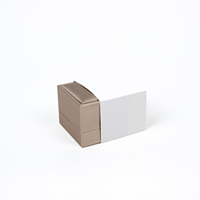 Boîte à bijoux en carton ondulé de luxe avec logo personnalisé, prix d'usine, emballage rigide écologique pour collier, bracelet, boucles d'oreilles, bague