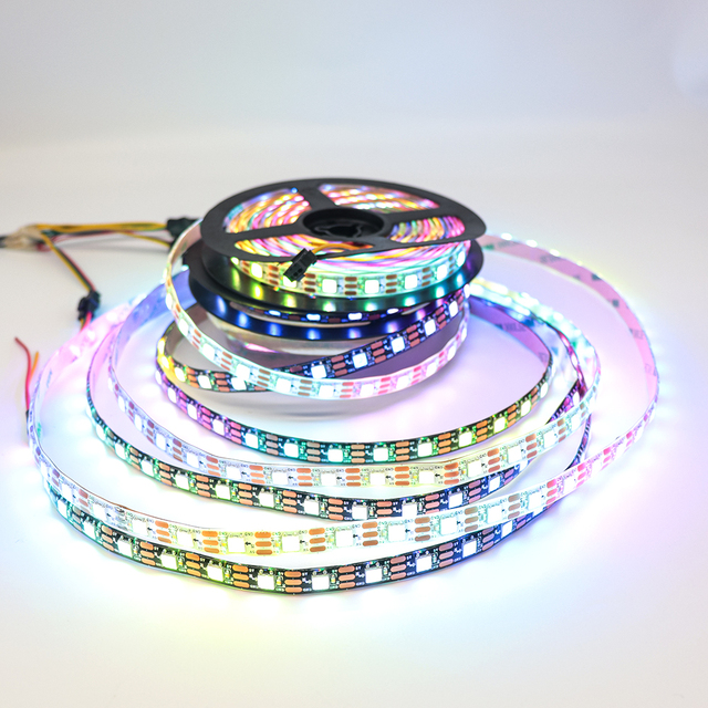 Dream Color RGBIC SMD5050 LED Light Strip Individually Addressable Pixel IP65 Dimmable Flex Backlight Strips Remote/ APP Control