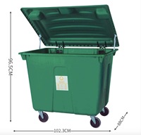 Chariot de Lavage Multifonctionnel à Quatre Roues en Plastique BL, Chariot de Rangement et de Transport, Garantie 1 An pour Entrepôt, Hôtel, Hôpital - Vente Flash