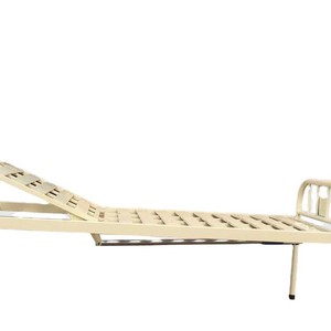 Lit médicalisé manuel Shuoxin à manivelle unique, modèle classique blanc pour soins à domicile - Product Image 4
