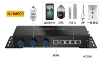 Gateway IoT 510 de Código Abierto, ARM Integrado, Inalámbrico Industrial, NB-IOT, LoRa, 4G, Smart Linux, Gateway IoT 4G de Bajo Costo