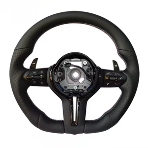 Volant en cuir intégral M Sport pour <span class=keywords><strong>BMW</strong></span> <span class=keywords><strong>M3</strong></span> F30 F35 F15 F16 F20 F21 F25 F26 M5 F10 F11 F06 F07 F12 F13 F01 E90 E71 <span class=keywords><strong>E80</strong></span> E70 - Product Image 5