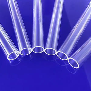 Tube de quartz de tailles multiples direct d'usine 10cm Tube de verre de quartz de silice fondue personnalisé Tube de verre de quartz pour CVD - Product Image 6