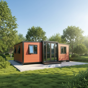 Casa Contenedor Expandible <span class=keywords><strong>de</strong></span> Lujo a Precio Razonable, <span class=keywords><strong>de</strong></span> 40 Pies <span class=keywords><strong>de</strong></span> Ancho, 4 Dormitorios, Estándar Australiano, con Aislamiento Ecológico - Product Image 1