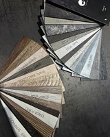 Panneau décoratif moderne minimaliste pour armoire de cuisine en fibre de bois texturée 3D, résistant à l'humidité E2, 18 mm
