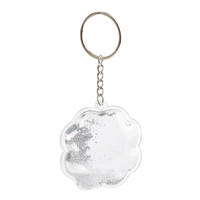 Gantungan Kunci Karabiner Plastik PVC Anime Kartun Custom Bentuk Bunga Ringan Tahan Lama Mengapung Tahan Air Quicksand