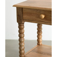 Table d'appoint simple de style ferme Table d'appoint décorative carrée en bois massif pour salon