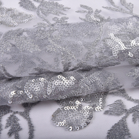 Tissu en maille respirante de haute qualité, maille tricotée, 280 g/m², tissu brodé à paillettes pour chaussures