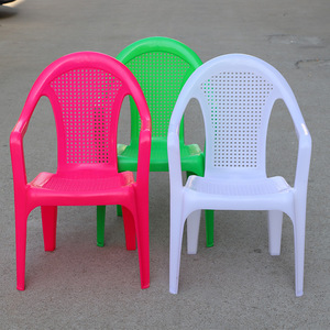 Outdoor Plastic Table And <b>Chairs</b> Set <b>Garden</b> Furniture <b>Stackable</b> Round Table With Four <b>Chairs</b> For Patio Or Beach Use - Product Image 2
