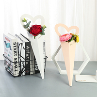 Boite à fleurs pour fleuriste, emballage pour une Rose, un cadeau pour la saint-valentin