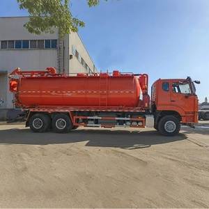 Camiones de Succión de Aguas Residuales HOWO 6x4 Personalizados de Fábrica, Camión Cisterna de Vacío para Limpieza de Aguas Residuales de 16, 18 y 20 CBM - Product Image 4