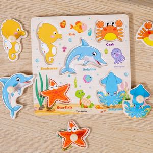 Juguete Educativo Temprano de Madera con Puzles de Encaje para Niños Pequeños, Seguro para Niños - Product Image 3