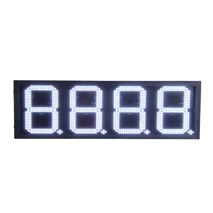 High Brightness Cheap 12inch White Mexico LED Numbers Module Display Exporters