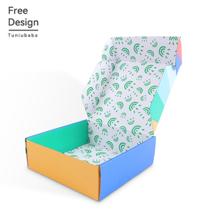 무료 디자인 맞춤 골판지 우편물 종이 상자 배송 - Product Image 3