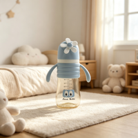 2025 300ml biberon bébé à col large haute capacité anti-colique sans BPA pour les nouveau-nés
