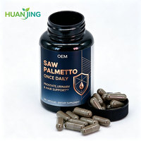 Capsules d'extrait de palmier nain, qualité supérieure, à base de plantes pures, pour la santé de la prostate, la croissance des cheveux, la prévention de la chute de cheveux, le soutien immunitaire, OEM