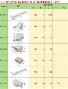 Accessoires pour climatiseur mini-split, couvre-tuyaux, gouttière, ligne de conduit mince, couvre-ligne de conduit, constructeurs de maisons - Product Image 6