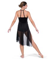 Vestido de Danza Lírica Personalizado de Estilo Moderno para Mujer, Transpirable, de Malla Suave, para Espectáculos en Escenarios y Clubes, con Color Personalizado