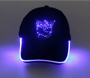 Gorra de Béisbol Luminosa con Logotipo de Moda, Gorra de Fibra Óptica LED Intermitente <span class=keywords><strong>para</strong></span> Fiestas, Carnavales, Noches, Visera Brillante <span class=keywords><strong>para</strong></span> Equipos - Product Image 4