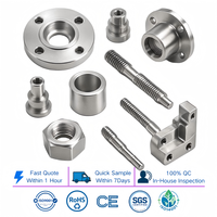 Pièces usinées CNC de précision OEM ODM, composants de tournage CNC en acier inoxydable pour la robotique et les machines d'automatisation