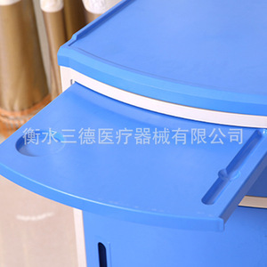 Abs <b>Bedside</b> <b>Cabinet</b> Blue And <b>White</b> Hospital Use Easy Cleaning Versatile Storage - Product Image 3