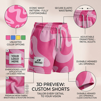 Shorts de basketball personnalisés pour hommes, double couche en maille polyester, streetwear imprimé, taille mi-haute avec poches, vêtements de sport