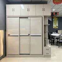 Ensemble de 2 armoires contemporaines, hauteur 195 cm * largeur 160 cm