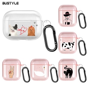 Funda de TPU transparente con estampado de logotipo personalizado para Airpod Pro 2, <span class=keywords><strong>1</strong></span>, <span class=keywords><strong>2021</strong></span>, accesorios para auriculares, funda de impacto para <span class=keywords><strong>Airpods</strong></span> 3 - Product Image 2