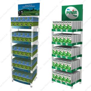 Étagère de présentation pour bouteilles de cola de 2 litres pour les magasins, quatre niveaux, sur pied, pour bouteilles d'eau - Product Image 6