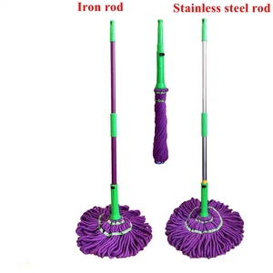 ไม้ถูพื้นแบบหมุนได้ด้ามยาวไม้ถูพื้นผ้าไมโครไฟเบอร์แห้งแบบหมุนได้ไม้ถูพื้นไม้ถูพื้น - Product Image 2