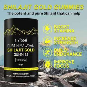 Gommose Dorate di Resina di Shilajit Himalayano Puro OEM da 3000mg per la Cura della Salute - Product Image 2
