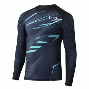 Prix de gros 2026 – Maillot de bain une pièce sur mesure pour homme, manches longues, respirant, séchage rapide, anti-UV - Product Image 6