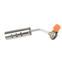 Réchaud à gaz manuel en acier au butane STARCAMP pour camping en extérieur, avec torche à flamme puissante et pistolet, idéal pour les voyages et les pique-niques