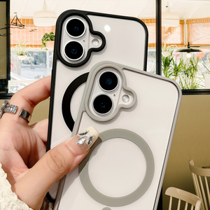 Custodia Magnetica Rigida Trasparente e Colorata per <span class=keywords><strong>iPhone</strong></span> 17 <span class=keywords><strong>PRO</strong></span> <span class=keywords><strong>MAX</strong></span> 16 15 - Product Image 4