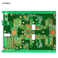Circuit imprimé RF Rogers RT/duroid 6010LM DC-110GHz 4-8L 1.524mm ENIG pour communication de défense