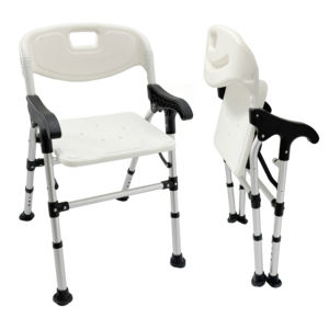Sedia da <span class=keywords><strong>doccia</strong></span> 2 in 1 per anziani e disabili sedie da bagno pieghevoli per seduti all'interno della <span class=keywords><strong>doccia</strong></span> portatile pieghevole - Product Image 1