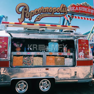 Camión de comida para barbacoa rápida OEM totalmente equipado de China, cocina móvil, concesión de perritos calientes, remolque de catering, camión de comida para pizza - Product Image 2