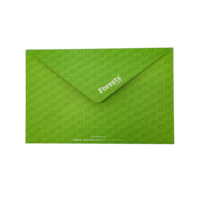 Dossier de présentation vert personnalisé imprimé, en carton, avec logo sur mesure pour l'emballage de documents professionnels