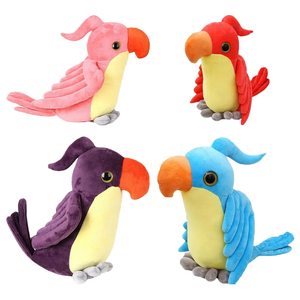 Jouet en peluche personnalisé gros <span class=keywords><strong>oiseau</strong></span> peluche animaux jouets en peluche oiseaux répéter jouet parlant perroquet en peluche pour les enfants - Product Image 2