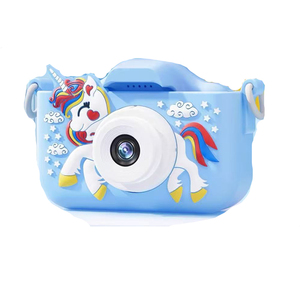 Appareil photo reflex numérique miniature pour enfants, arc-en-ciel, licorne, avec double capteur CMOS HD et fonction de prise de vue nocturne, photo et vidéo SD - Product Image 2